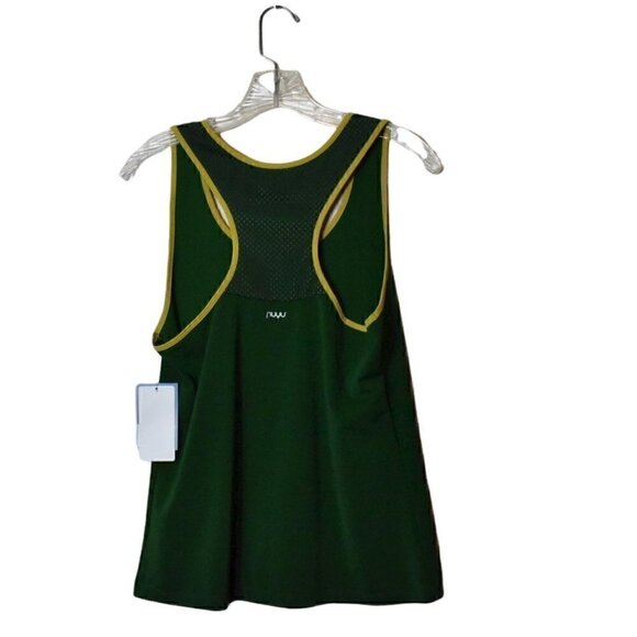 NUYU Colorado State University Rams Racer Back Yoga Tank Green/Gold Size XL - Picture 2 of 11